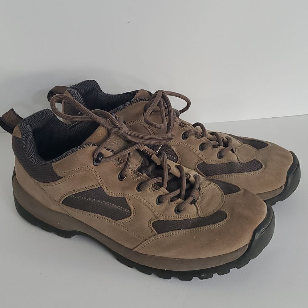 Lands' End Men's Suede Hiking Shoes 73779 Tan Size 11